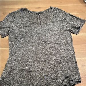 Babaton Heather Gray Short Sleeve Tee